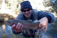 A stretch of private water on the Cimarron